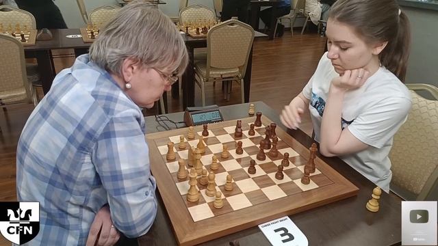 WFM V. Gansvind (1879) Vs WFM Fatality (2016). Chess Fight Night. CFN. Blitz