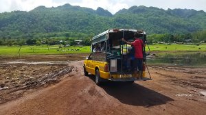 просто утро, природа, река. ч.5 деревня, дорога. канчанабури กาญจนบุรี kanchanaburi дорога