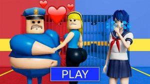 ПОЛИЦЕЙСКИЙ BARRY ВЛЮБИЛСЯ В ЖЕНЩИНУ BARRY OBBY в РОБЛОКС(#ROBLOX)