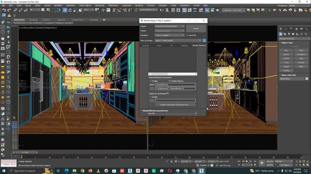 3ds Max 2024 _ VRay 6.2 realistic interiors rendering setup with fast render tutorial смотреть онлайн