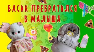 КОТИК БАСИК ПРЕВРАТИЛСЯ В МАЛЫША / КОШЕЧКА ЛИЛИ И КОТИК БАСИК ИГРАЮТ