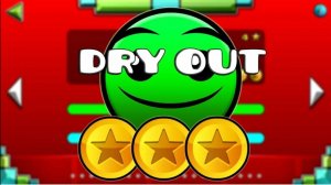 Прохождение уровня "Dry Out". 3 coins. Geometry dash.