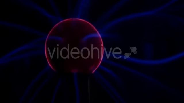 a Rotating Purple Ball With Dark Blue Beams. смотреть онлайн