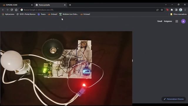 ADA8 | Encender Foco Desde una Página Web con Sonido Usando el Módulo DFPlayer Mini смотреть онлайн