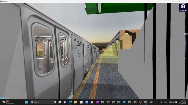 Openbve New 3d 2022 R160A Alstom J Train Arriving & Departing at 121st Street смотреть онлайн