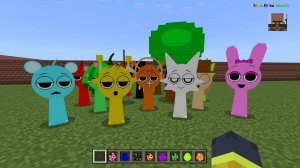 Incredibox Mini SPRUNKI 3D in Maze МОД в Minecraft PE | Incredibox Sprunki