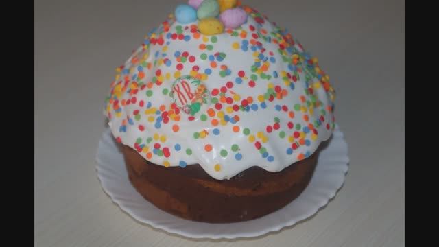 Пасхальный кулич без дрожжей и возни! Невероятно вкусный и красивый, получится у всех! смотреть онлайн