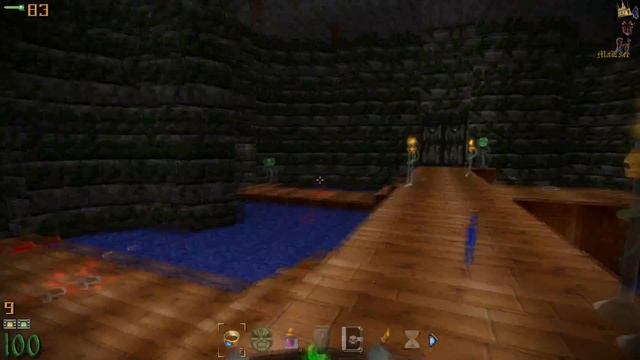 Heretic (Doomsday) 100% walkthrough - E5M3: Quay (all secrets) смотреть онлайн