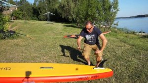 Виндсап Hiken Water (windsup) - сапборд с веслом и под парус! Обзор и тест!