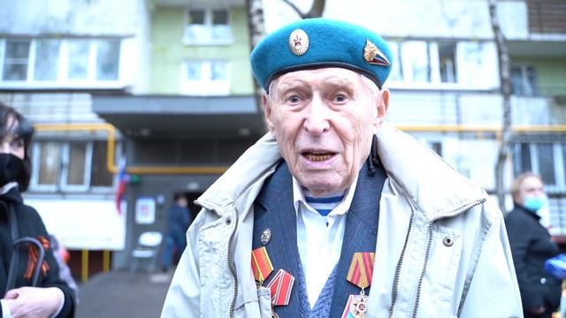 Поздравление с Днем Победы ветерана Великой Отечественной войны и ВДВ Кантора Семена Исааковича смотреть онлайн