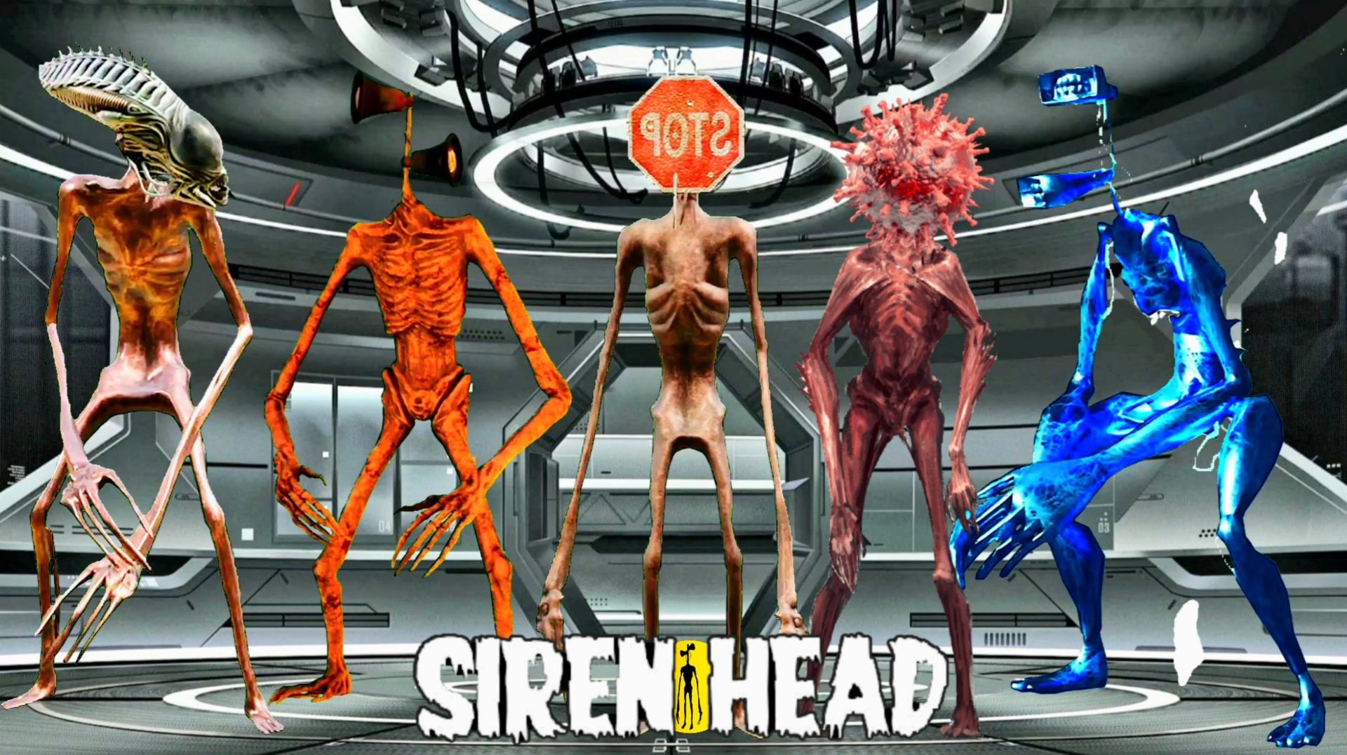 Сиреноголовый все виды. SIREN HEAD. Сиреноголовый Тревора Хендерсона. смотреть онлайн