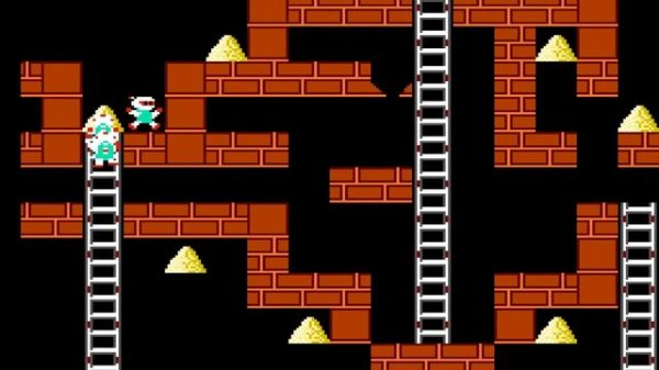 Lode Runner (1983) [NES] | Brøderbund, Irem, Hudson Soft, Tozai Games