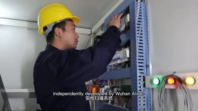 X-ray scanning system for safety inspection of container truck / Low energy radiation imaging смотреть онлайн