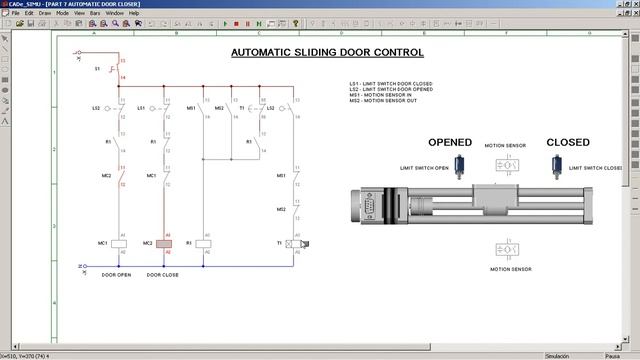 CADE SIMU Electrical Circuit Simulator Part 7 - Automatic Sliding Door Control (Tagalog) смотреть онлайн