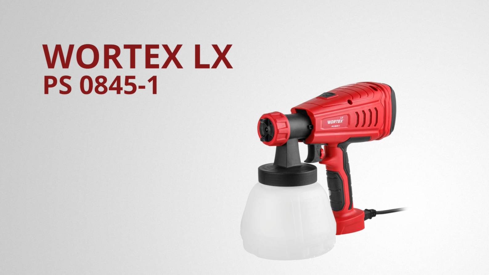 WORTEX LX PS 0845-1 Краскораспылитель электрический смотреть онлайн