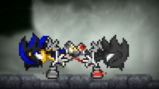 Dark Sonic Vs Seelkadoom Sprite Animation