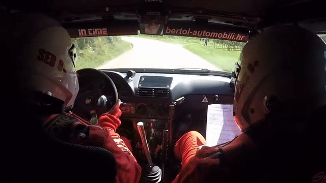 Alfa 145 2 0 Gr N drive by Seb & Damir 44 Croatia Rally 2017 shakedown 1 смотреть онлайн