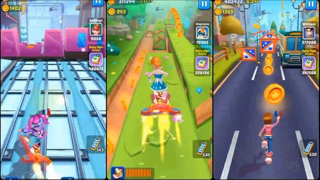 Subway Princess Runner new challenge best gameplay 😎 смотреть онлайн