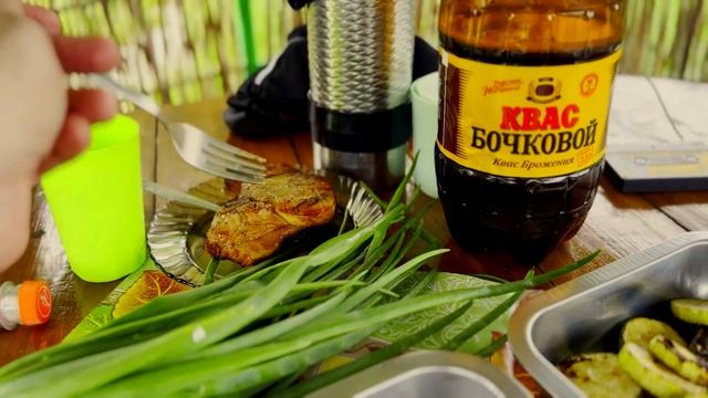 Отдых на природе/ Ребрышки на мангале/ Лето 2024г.