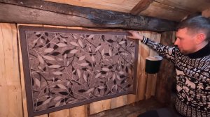 Землянка - тайная комната за ковром, деревянные ставни своими руками