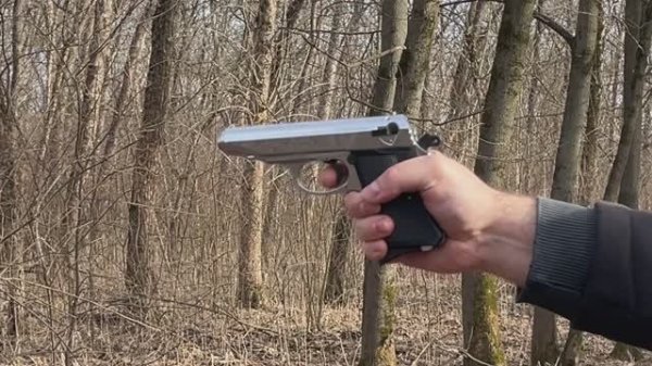 Сигнальный пистолет PP-S Kurs (Walther PP) 5.5 мм под 10ТК хром