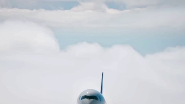 🛩️ Красивый самолет в облаках! смотреть онлайн