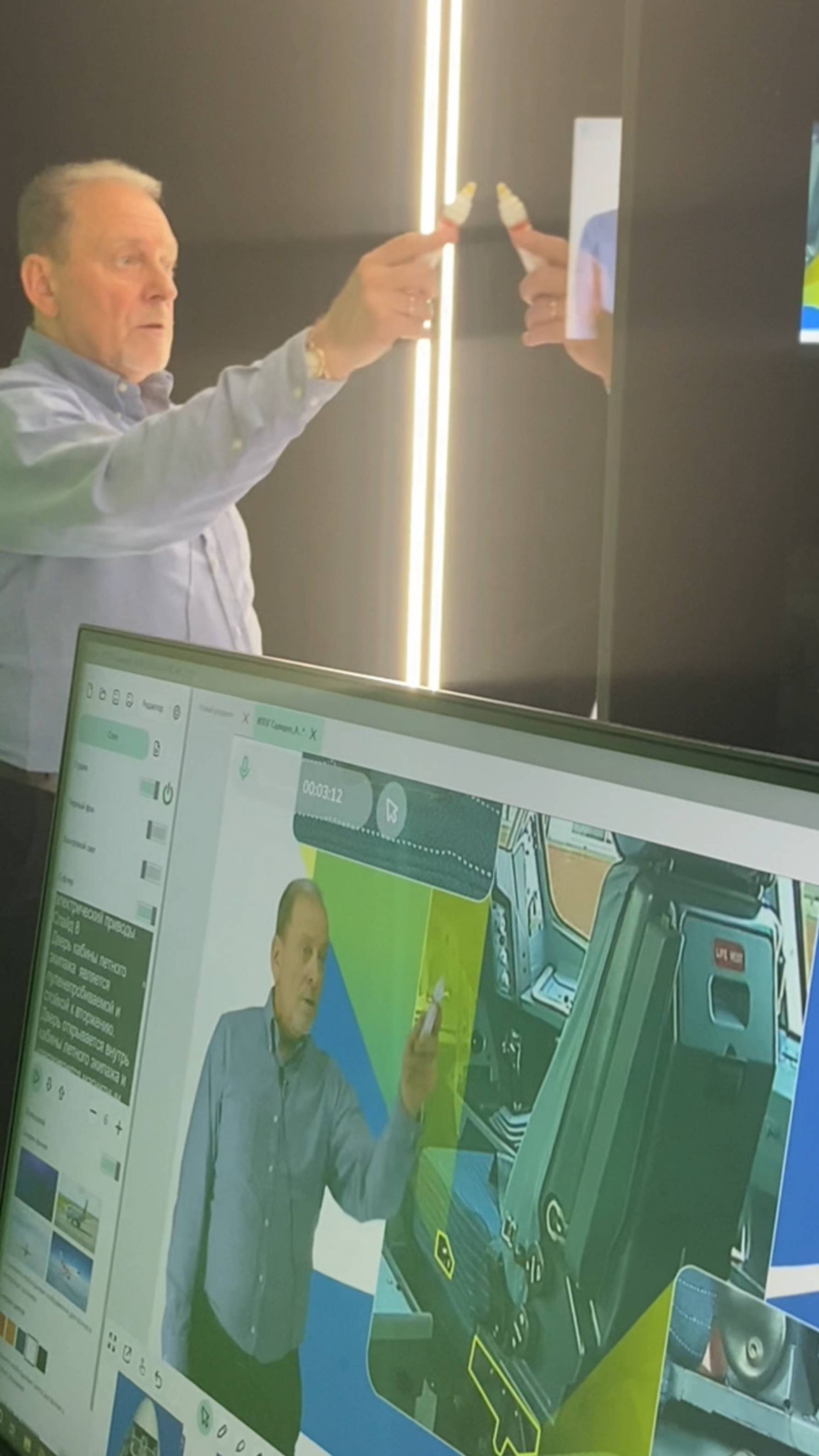 Съемка интерактивных видеокурсов для слушателей Авиашколы Аэрофлота #АША #Авиашкола #Аэрофлот