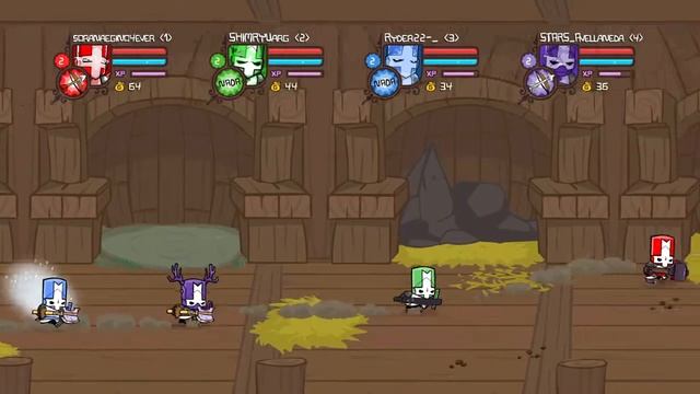 Castle Crashers Remastered - 4 Players Coop. 1 смотреть онлайн