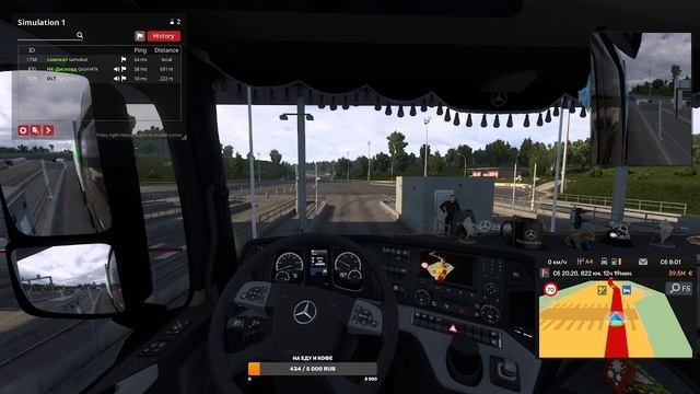 Euro Truck Simulator 2 в Multiplayer смотреть онлайн