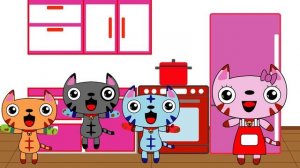 Three Little Kittens ano.ver.| Children Nursery Rhyme | Kids Songs | Baby Puff Puff