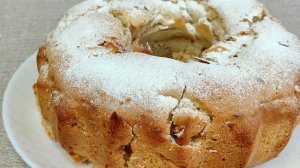 Постная шарлотка. Идеально в пост.