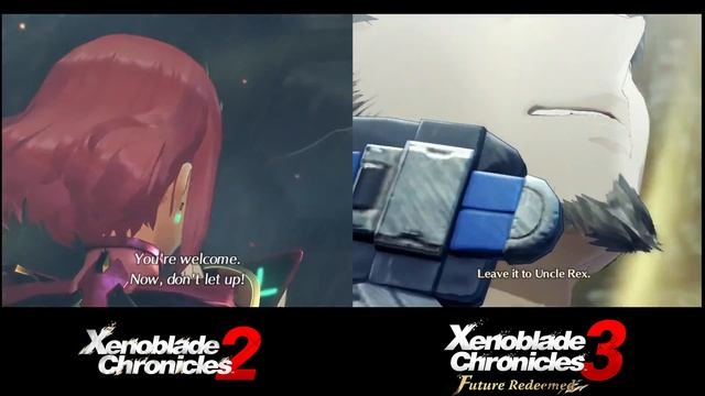 Pyra saving Rex & Nikol saving Glimmer - Xenoblade Chronicles 2 & 3: Future Redeemed смотреть онлайн