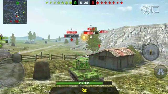 World Of Tanks Blitz- KV-2 BEAST Gameplay
