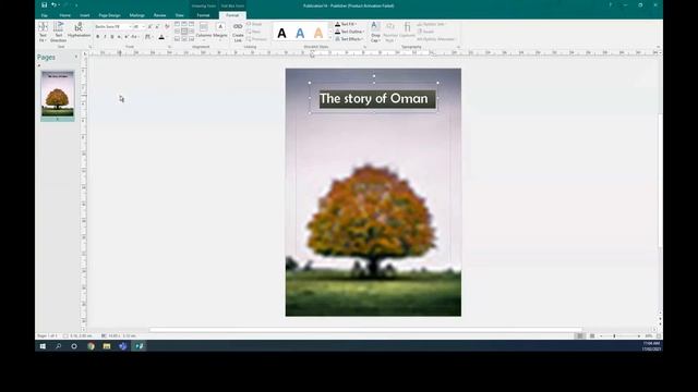 Microsoft publisher 2016 tutorial: Design a cover page from Template смотреть онлайн