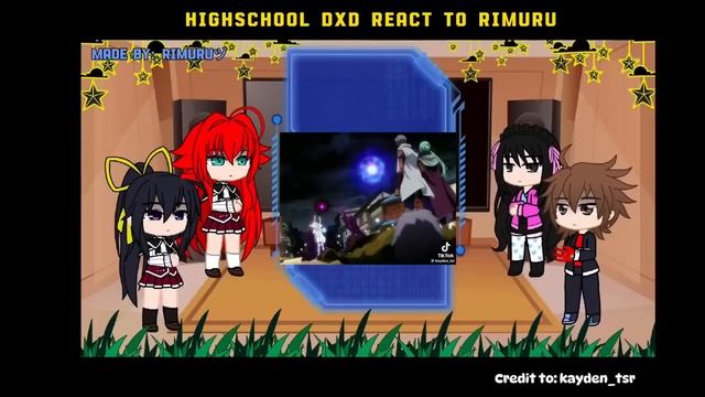 Highschool Dxd React To Rimuru As A Dragon God [AU] | Gacha React | Rimuru X Harem? |  ‹Full Part›