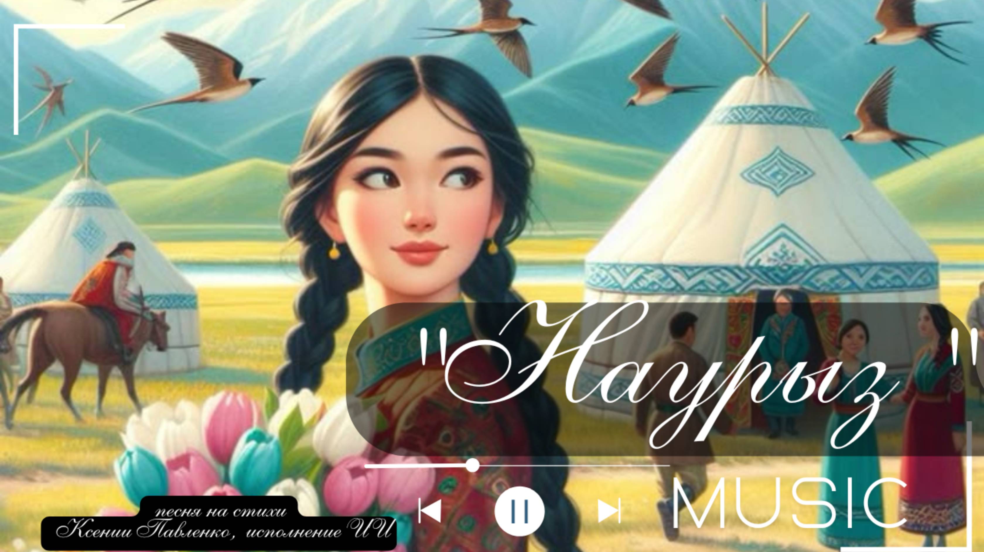 "Наурыз- праздник весны" песня на стихи Ксении Павленко смотреть онлайн