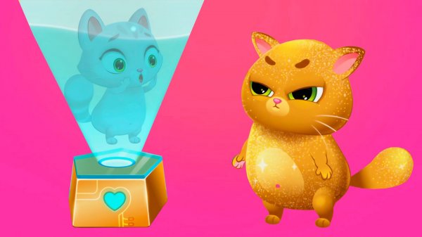 Суровый КОТИК БУБУ и МИМИ #7. Возвращение Бубу в мир Мими. Игра Bubbu & Mimmi World на Игрули TV