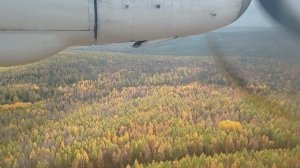 Иркутск - Усть-Кут на Ан-24. Взлёт и посадка