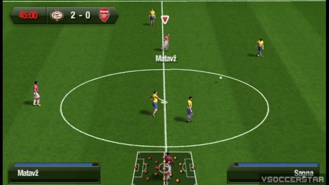 FIFA 14 (PSP). Kick-Off: PSV vs ARSENAL смотреть онлайн