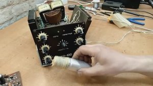 ЭСКО-100. Взорвался советский конденсатор.