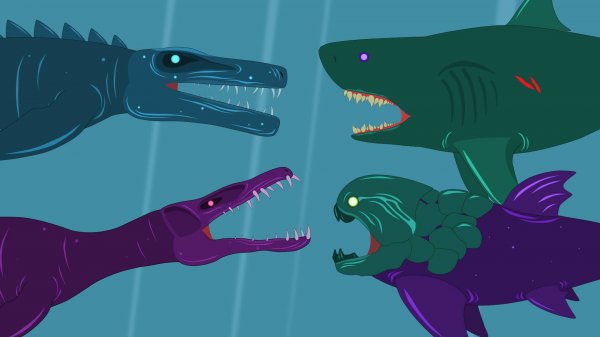 Битвы Динозавров и Морских Монстров | Анимация