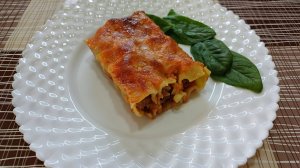 Каннеллони фаршированные.