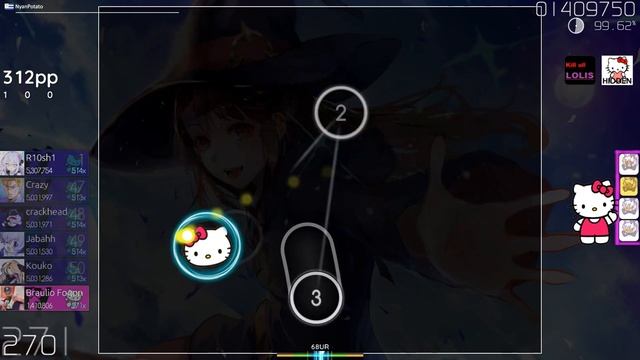 [6.98⭐] MIND CONDUCTOR +HDNC 433PP | osu! смотреть онлайн
