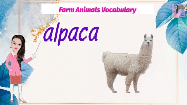 Basic English : FARM ANIMALS VOCABULARY / Farm Animal List / English Vocabulary List / Picture Word смотреть онлайн