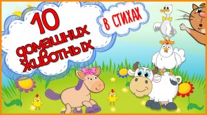 СТИХИ про 10 ДОМАШНИХ ЖИВОТНЫХ #ТатьянаБокова