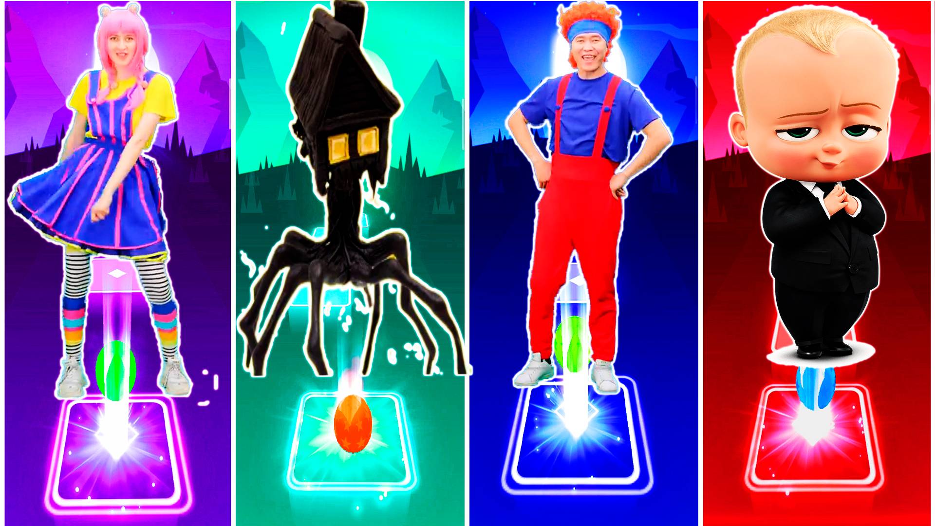 D Billions Lya-Lya Vs House Head Vs Boom-Boom Vs Baby Boss - Tiles Hop Edm Rush #dbillions #coffin смотреть онлайн