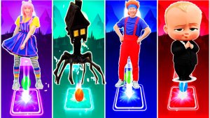 D Billions Lya-Lya Vs House Head Vs Boom-Boom Vs Baby Boss - Tiles Hop Edm Rush #dbillions #coffin