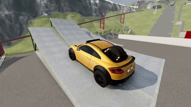Audi TT RS VS POOL Ramp - BeamNG.drive