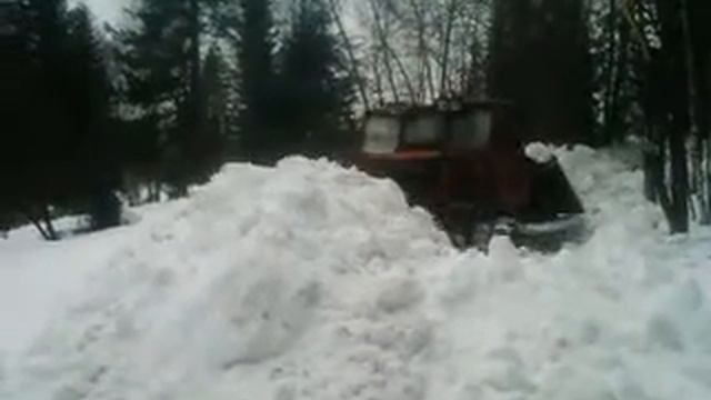 Пробивка дороги на ТТ4
