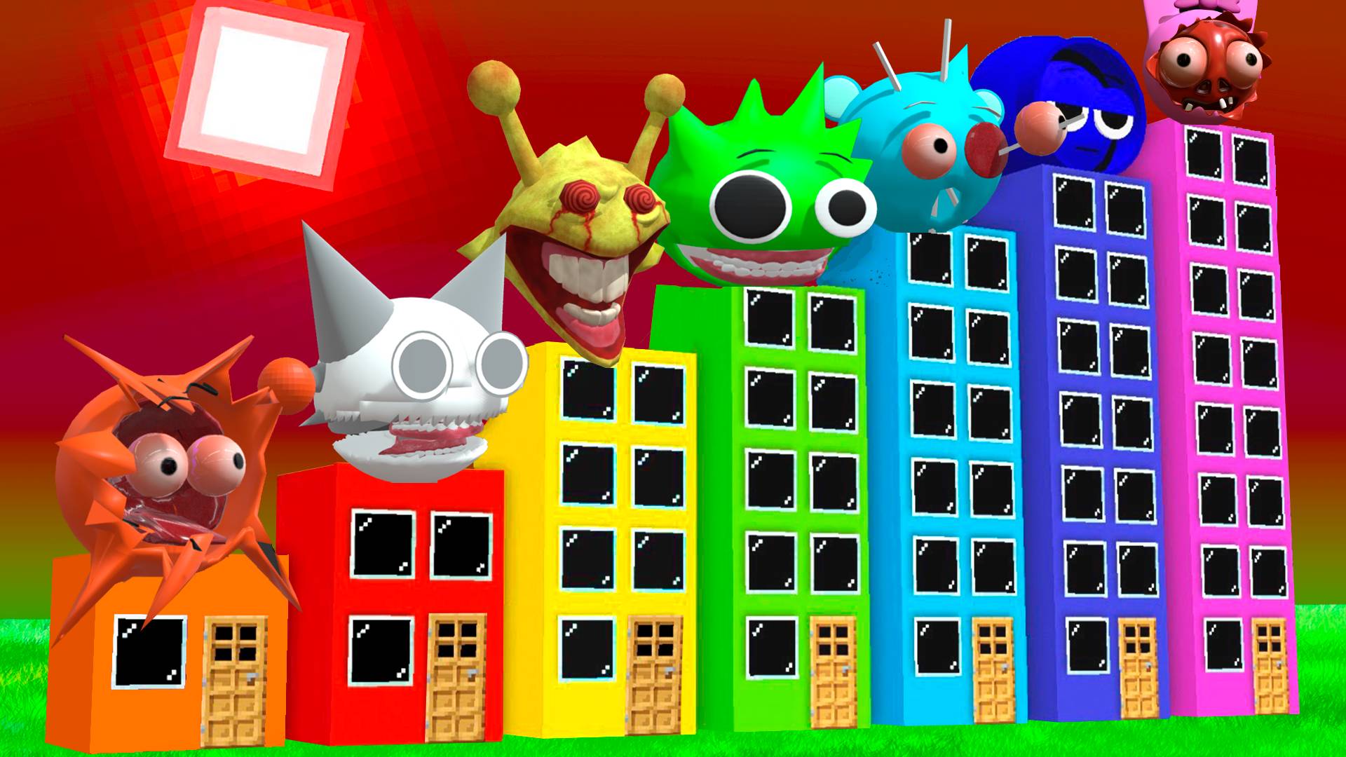 ВЫЖИВАНИЕ ВНУТРИ ВСЕХ ХОРРОР НЕБОСКРЕБ ОТЕЛЬ ПОРТАЛ СПРУНКИ В МАЙНКРАФТ! СПРАНКИ SPRUNKI MINECRAFT смотреть онлайн